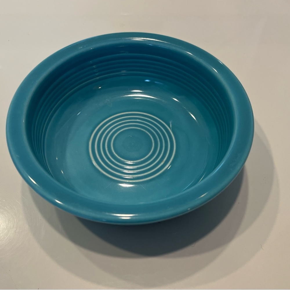 Vintage fiesta Turquoise Fruit Bowl 5 1/4”